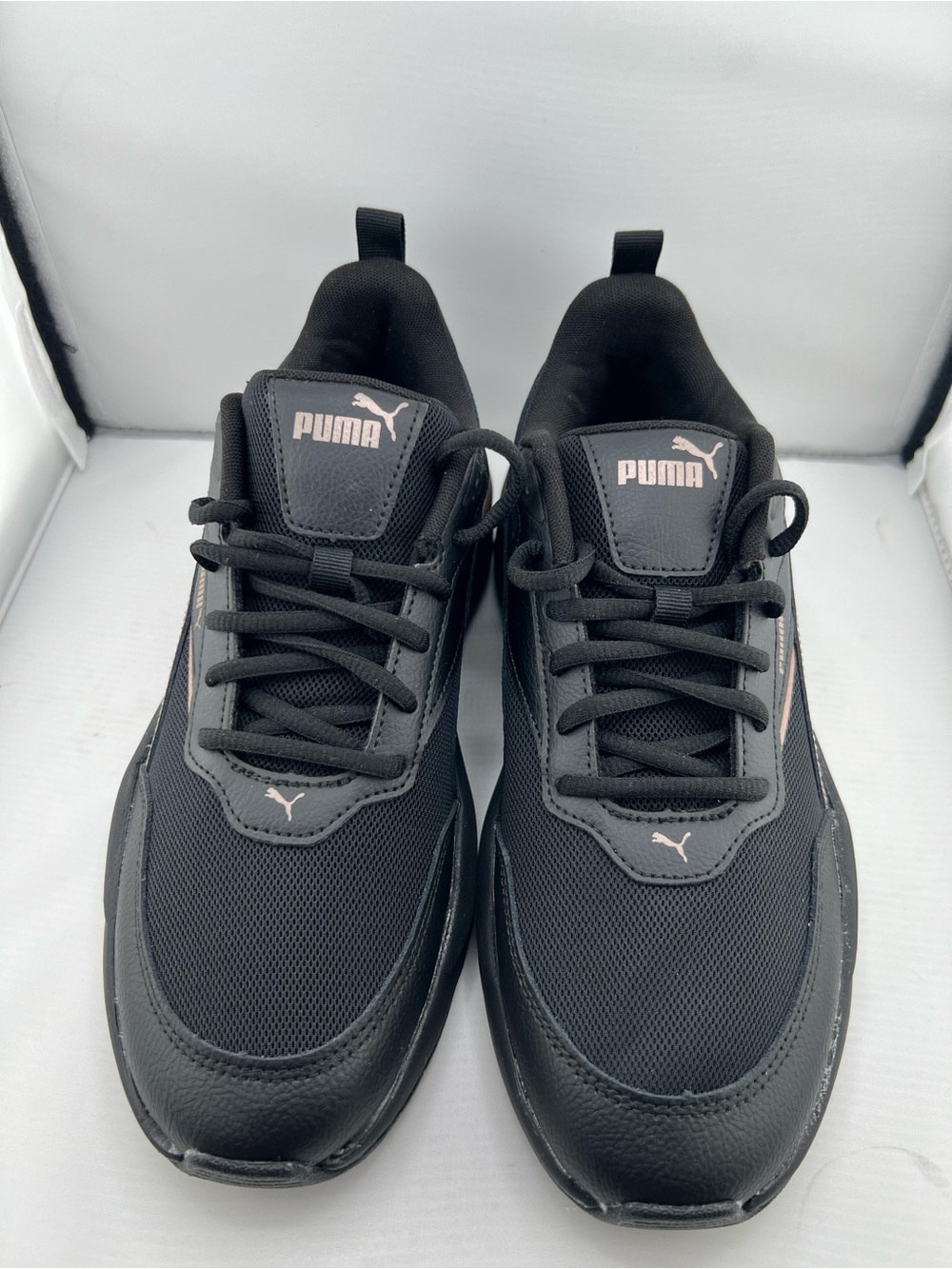 Puma Black Rose Gold Chunky Athletic Running Sneakers Women’s Size 10 - Picture 10 of 15